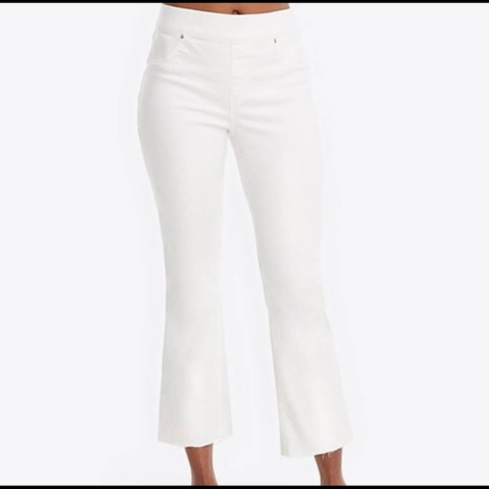Spanx Cropped Flair Denim Jeans